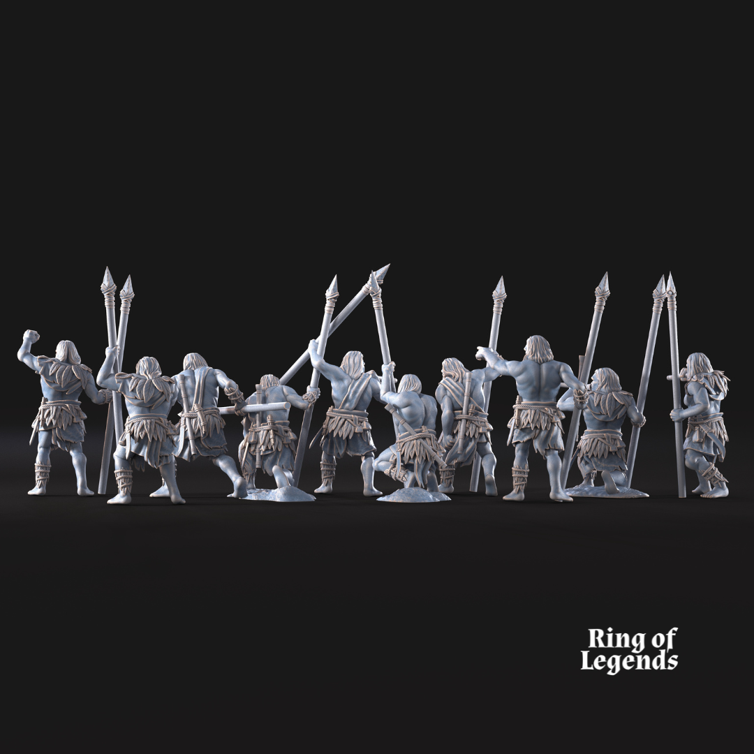 10x Forest Tribe | Free forest | Fantasy - Davale Games