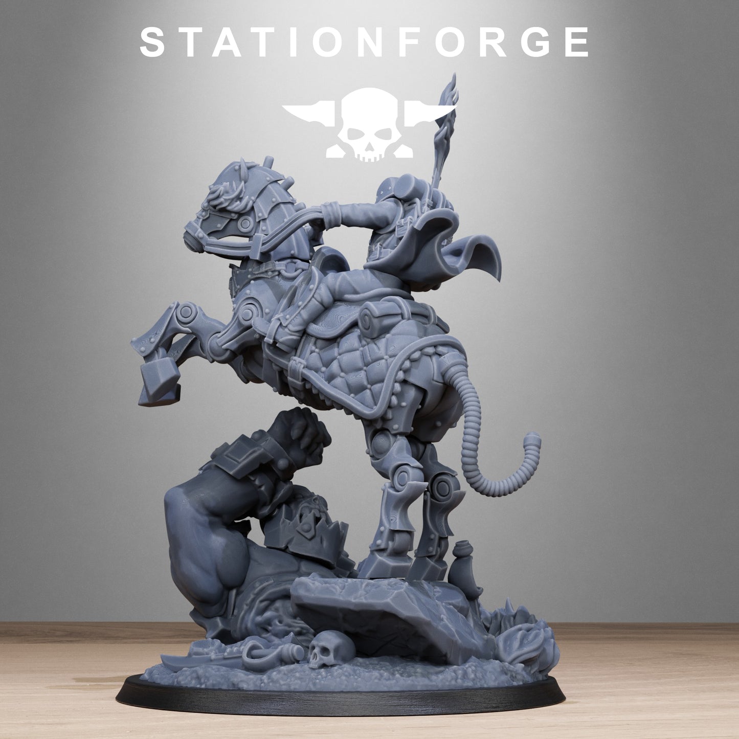 GrimGuard Officer Horseman - Station Forge