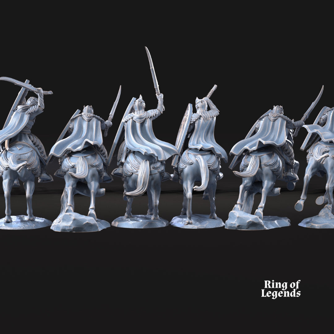 6x Galanthir Elves Cavalry - Galanthir Elves - Ring of Legends - Davale Games