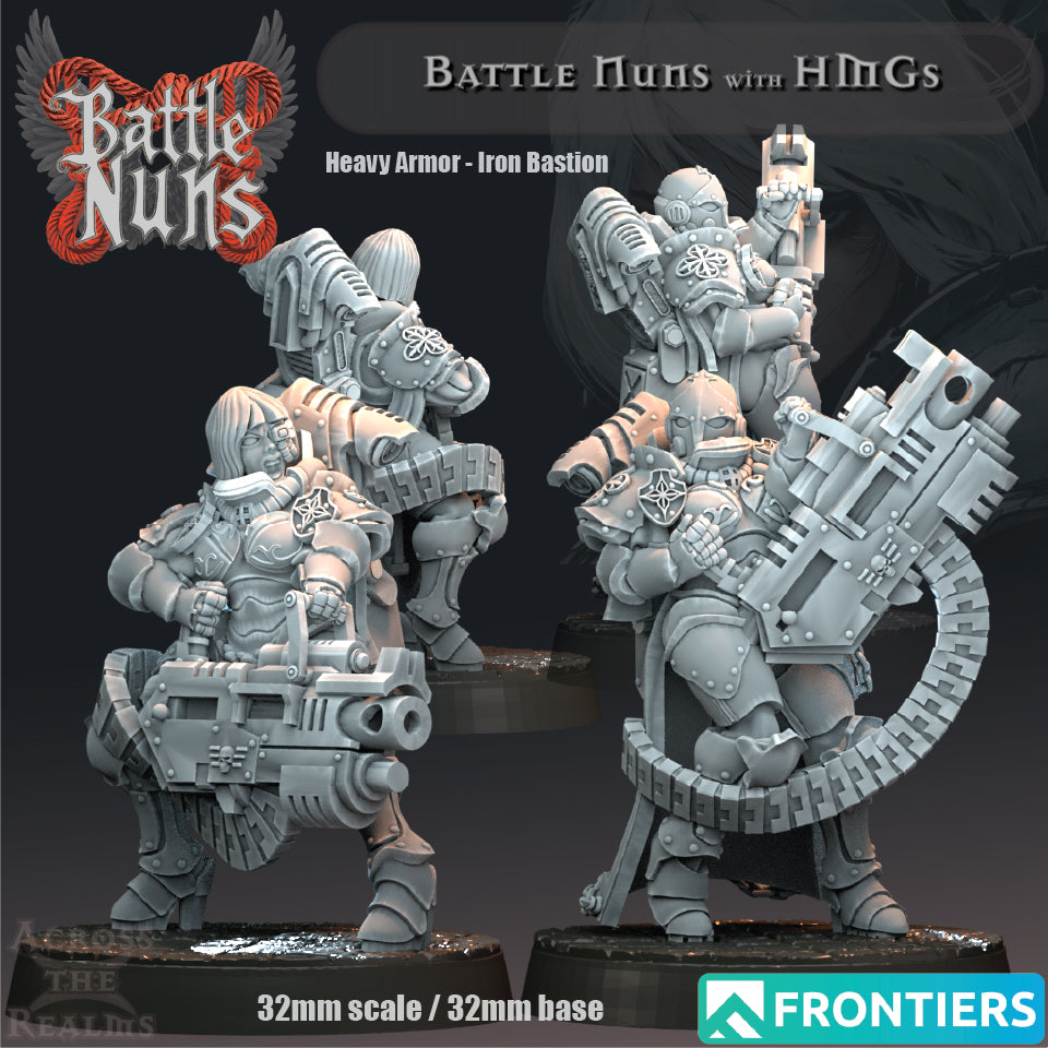 Battle Nuns with HMGs - Across the Realms
