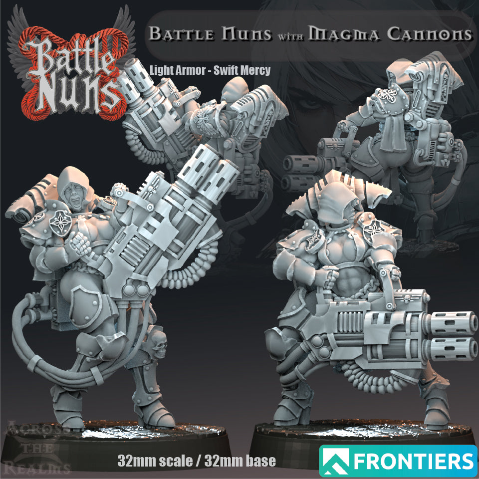 Battle Nuns with Magma Cannons - Across the Realms