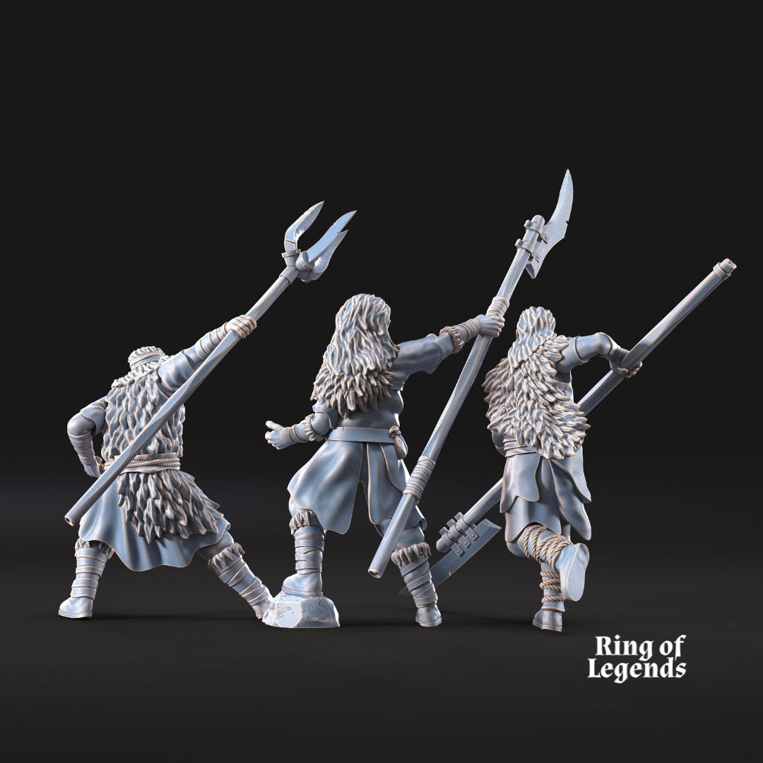 6x Spearmen | Fellmount Reavers | Ring Of Legends - Davale Games