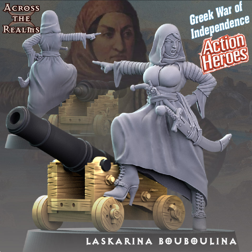 Laskarina Bouboulina - Greek war of Independence Actions Heroes - Across the Realms
