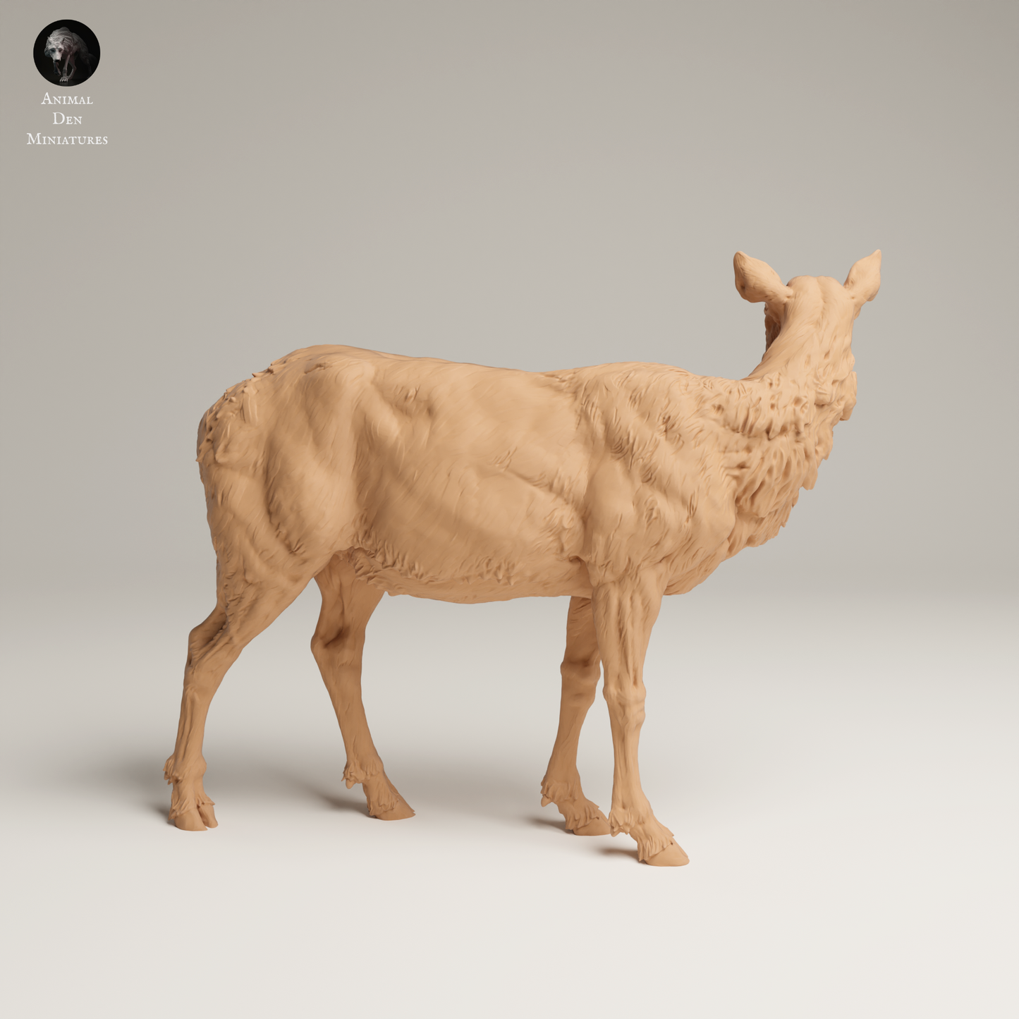 Rocky Mountain Elk Cow - Animal Den Miniatures
