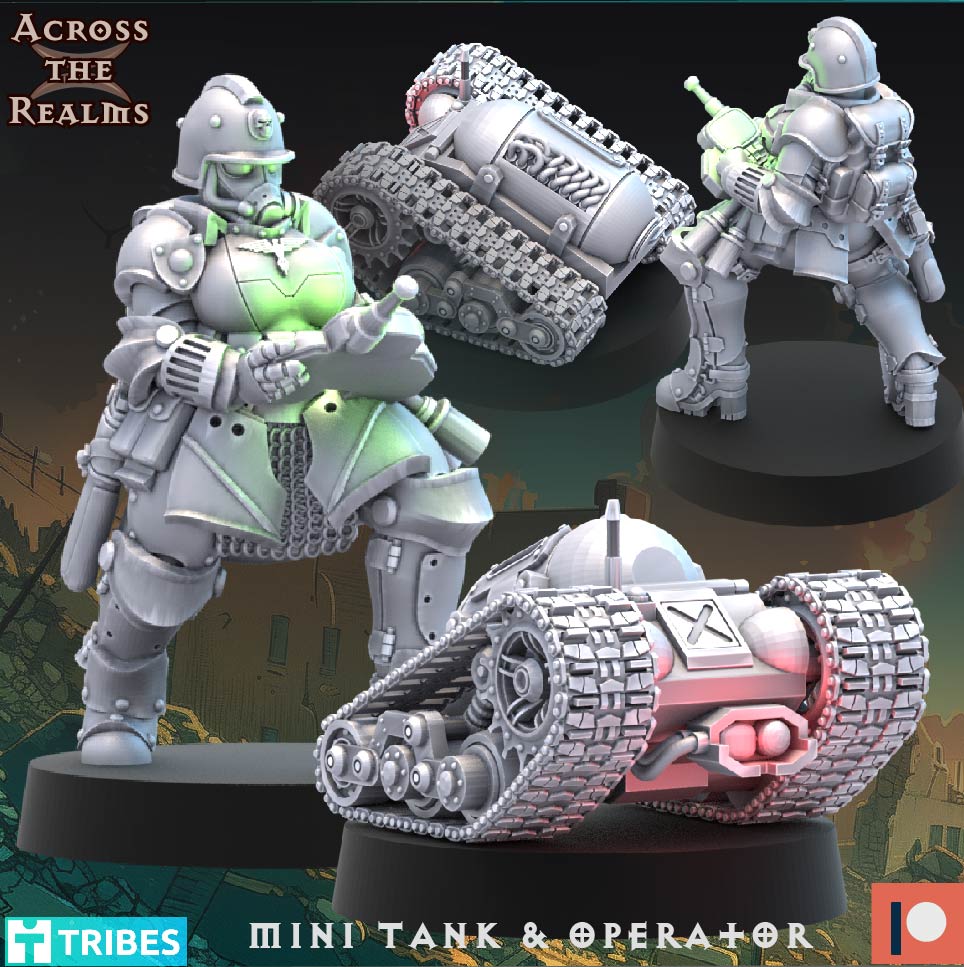 Mini Tank & Operator - Across the Realms