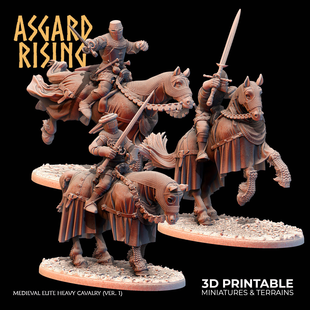 MEDIEVAL: Medieval Elite Heavy Cavalry (ver. 1 - Great Swords) - Asgard Rising