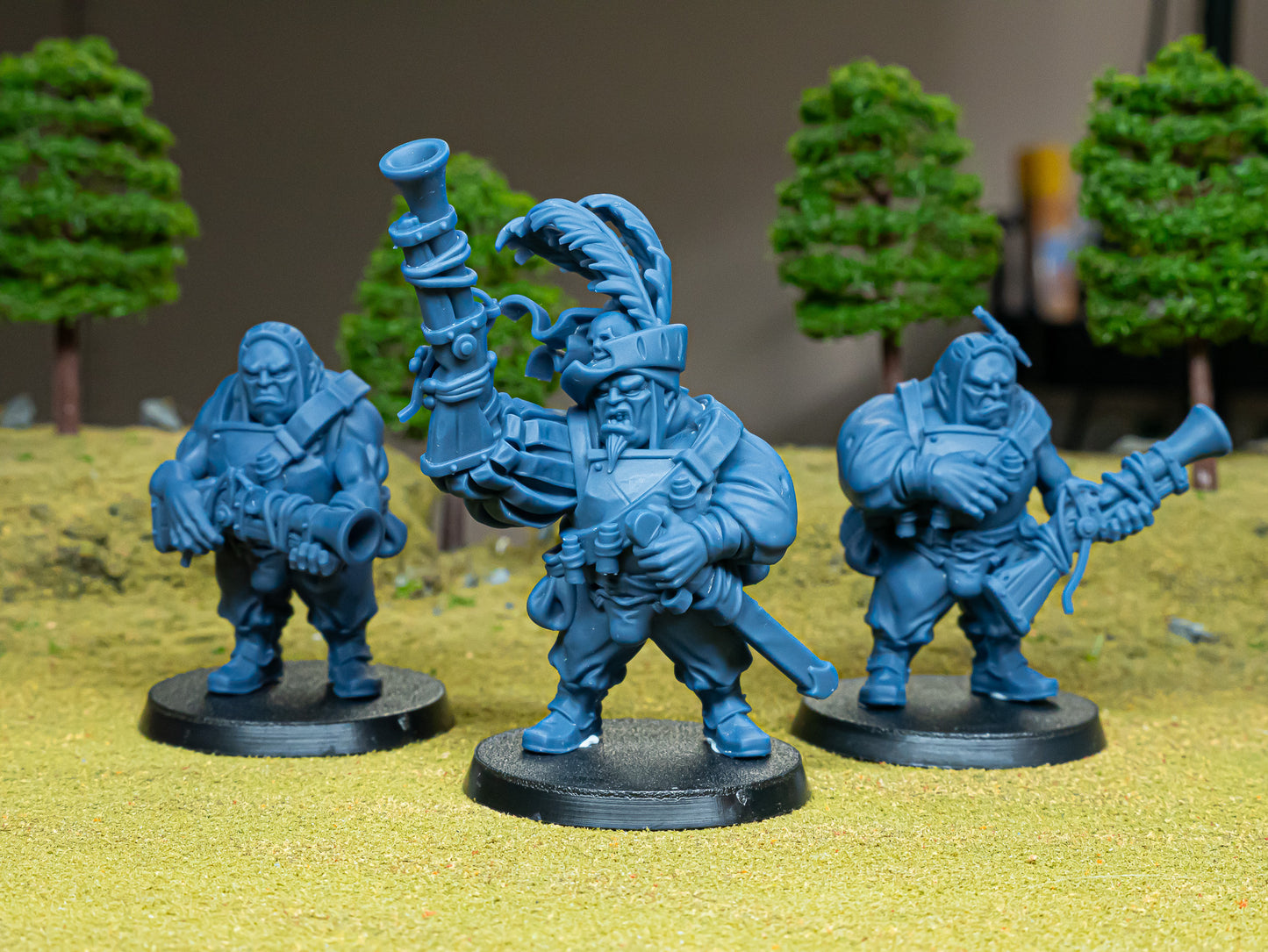 Sunland Ogres with Blunderbuss - Highlands Miniatures