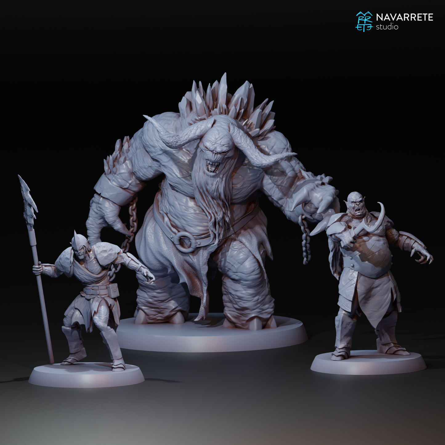 Frost Troll, Vrosh & Skarn - Navarrete Studios