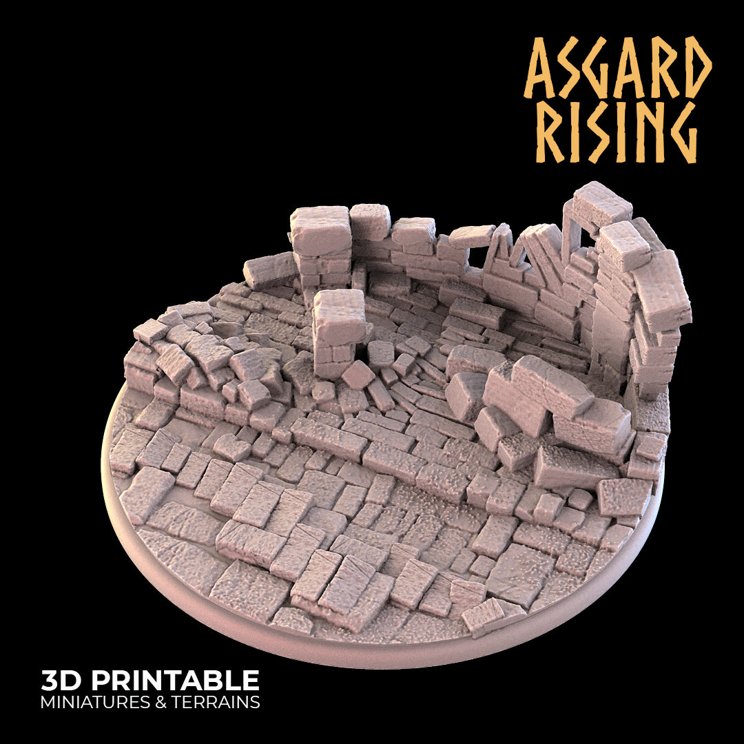 RUINEN Rundsockel 80mm - Asgard Rising