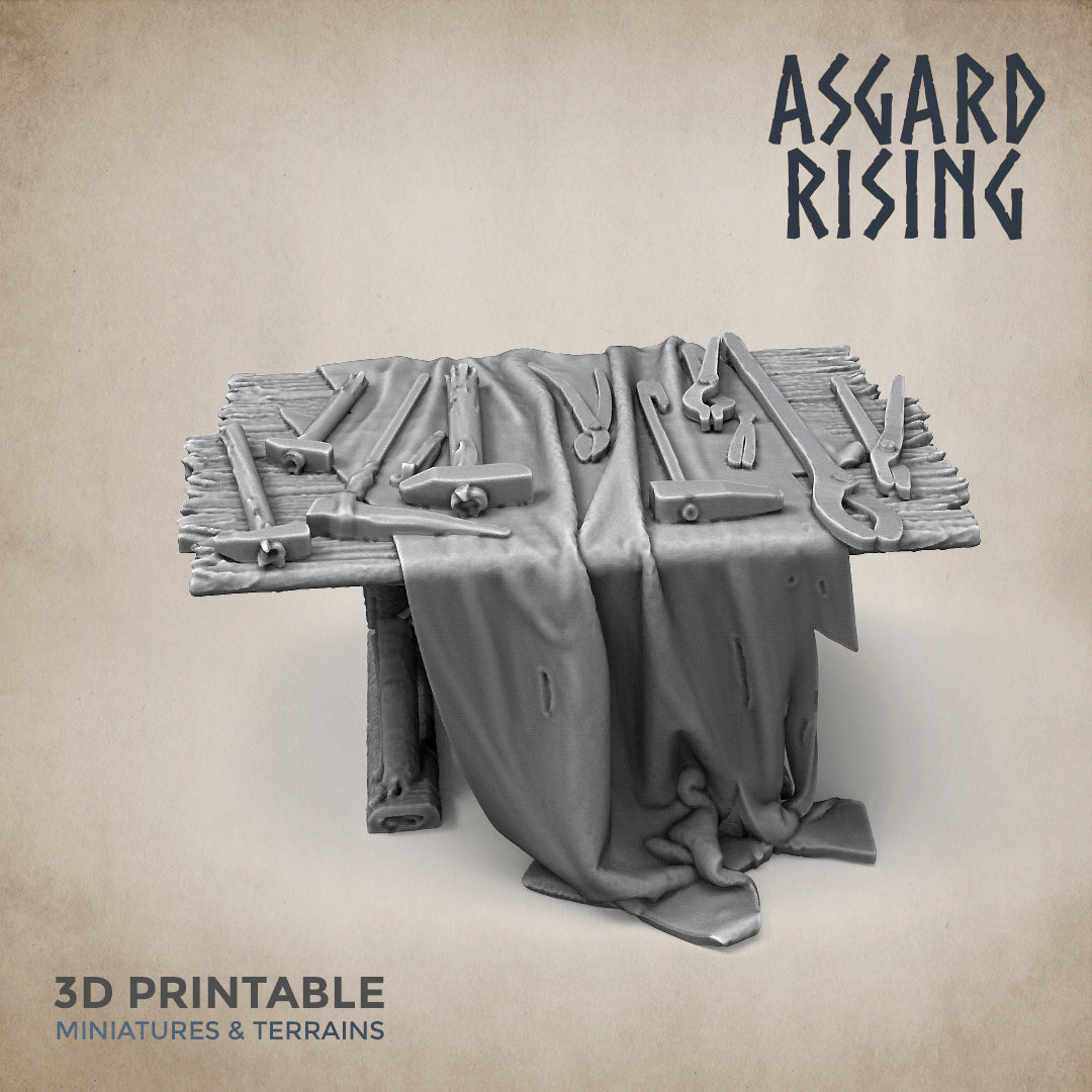 Blacksmith - Forge with a bellow - Asgard Rising