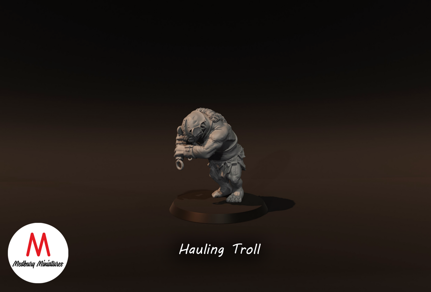 Hauling Troll - Medbury Miniatures