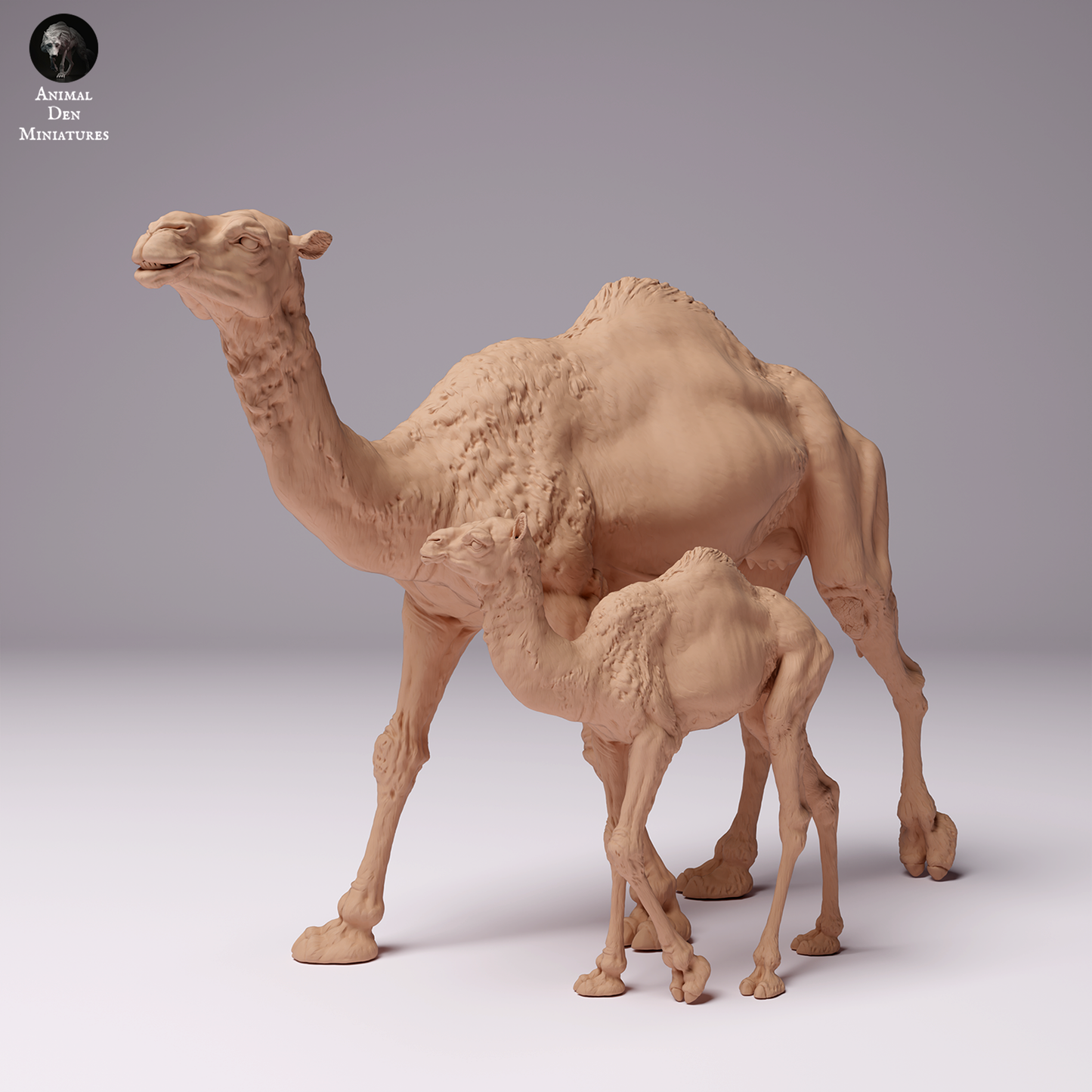 Dromedary Camel Female and Calf - Animal Den Miniatures
