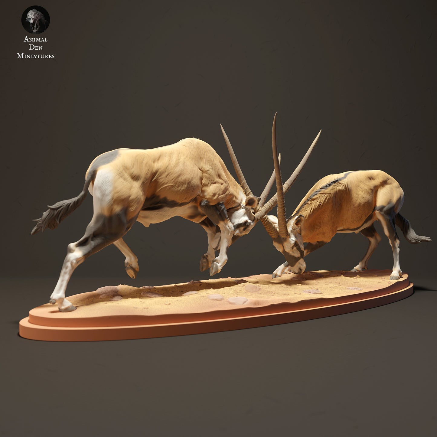 Gemsboks Fighting – Tierhöhlen-Miniaturen