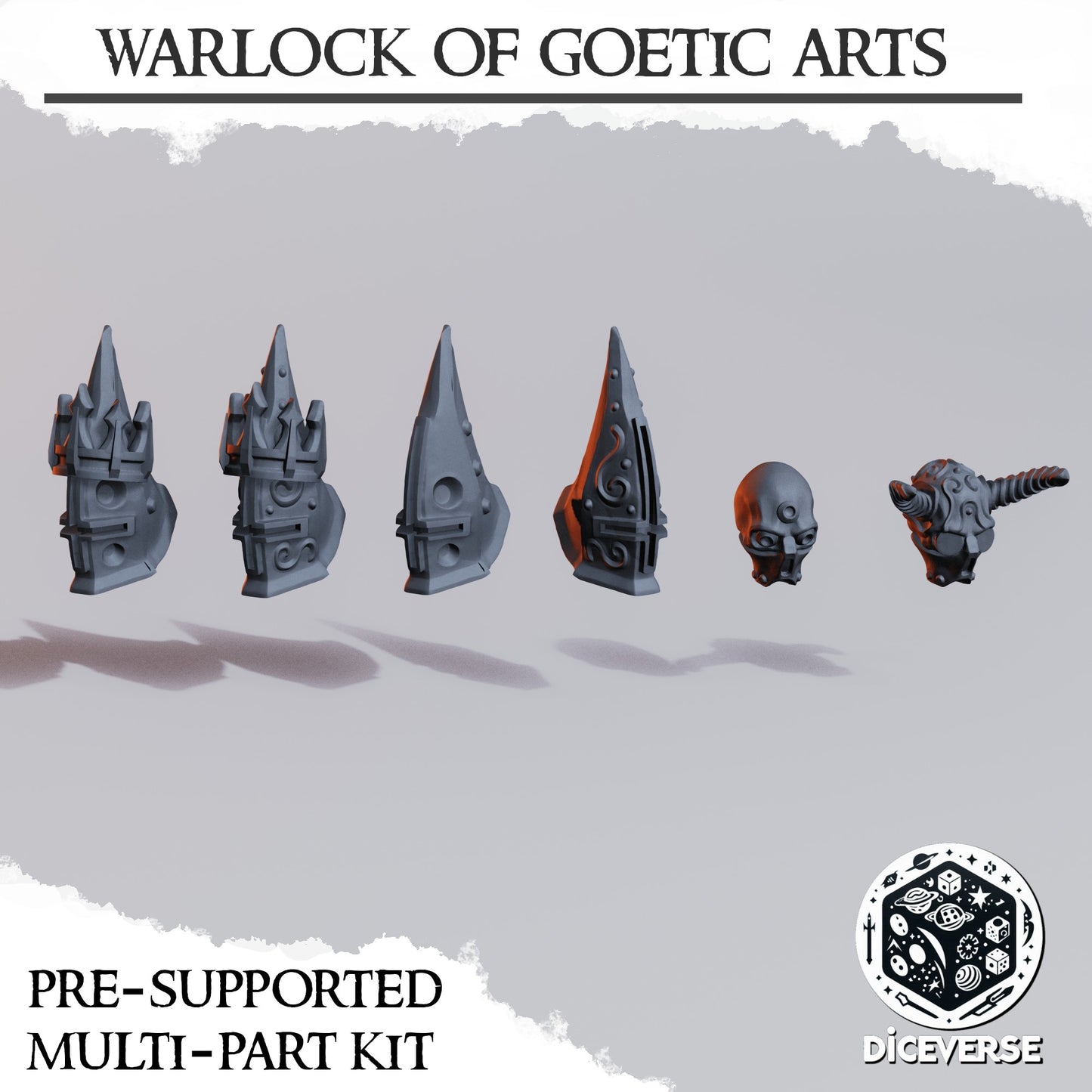 3x Warlock of Goetic Arts - Diceverse