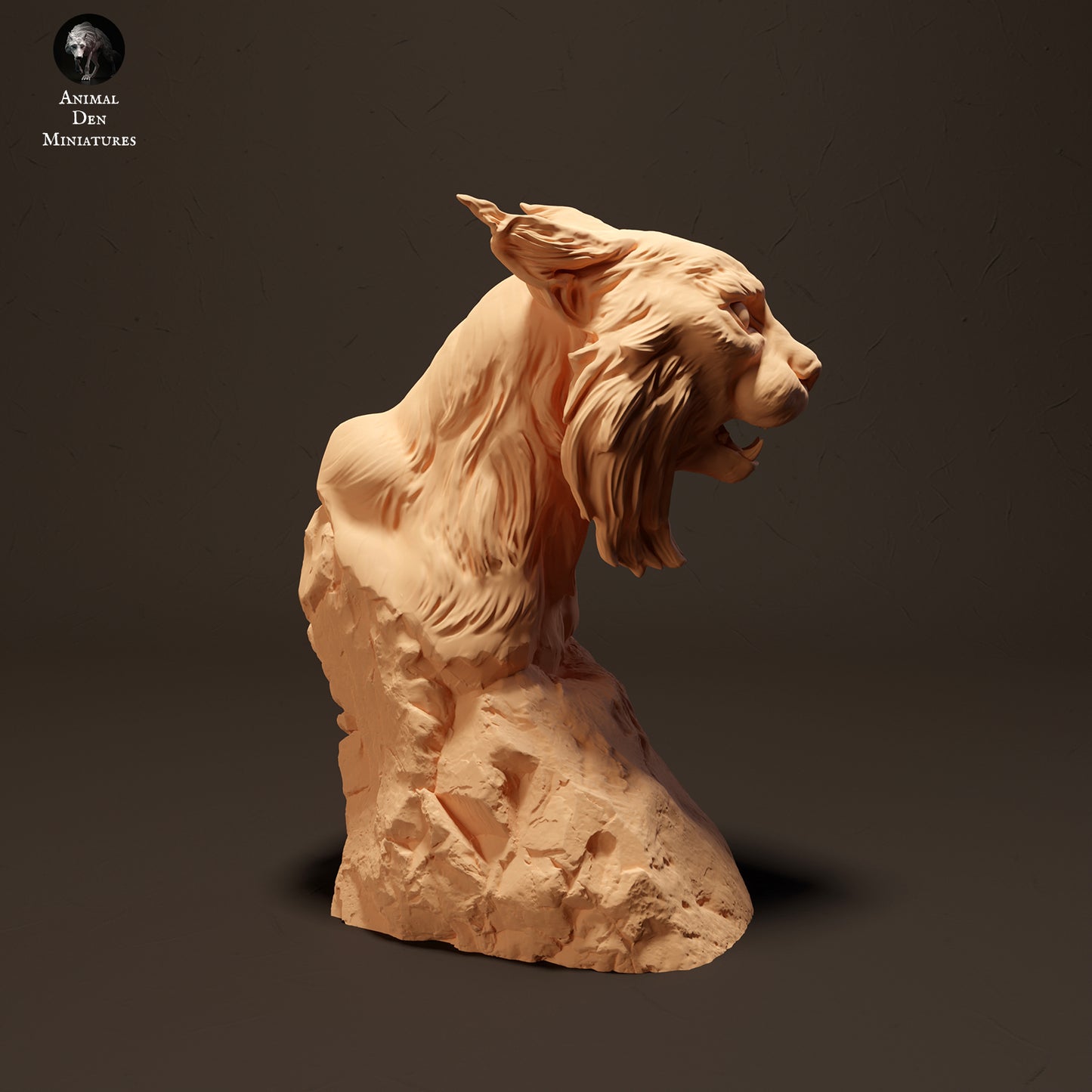 Büste eines Iberischen Luchses - Animal Den Miniatures