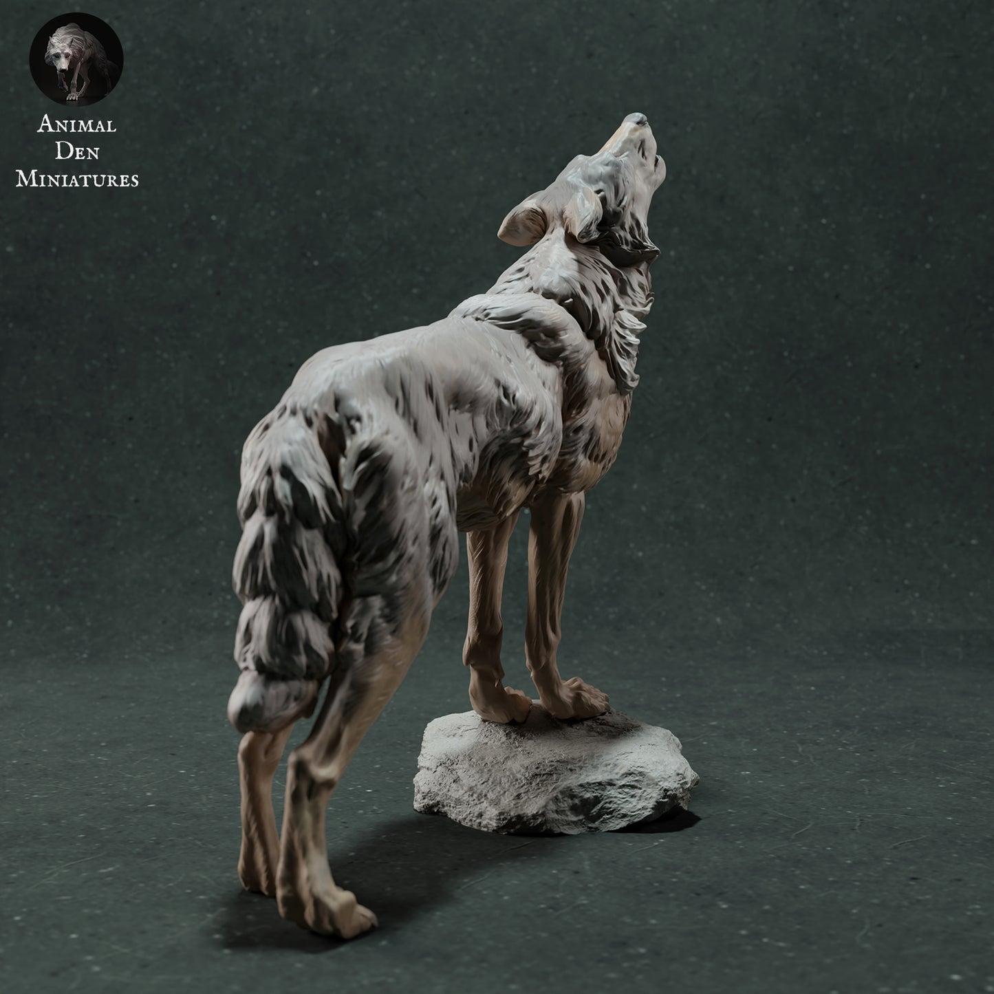 Heulender Iberischer Wolf - Animal Den Miniatures