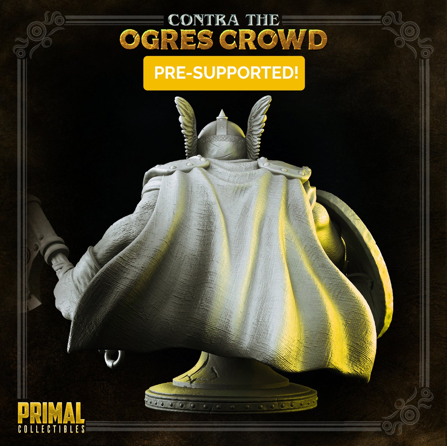 Dwarf - Azaghal - Bust - CONTRA THE OGRES CROWD - MASTERS OF DUNGEONS QUEST - Primal Collectibles