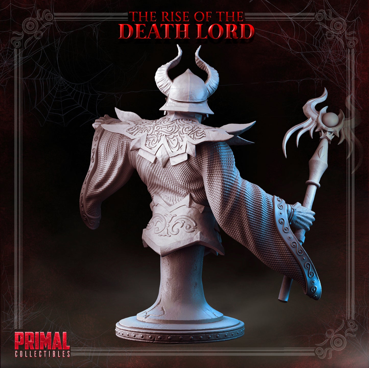 Death Lord - Thurgoth - Bust - March 2023 - THE RISE OF THE DEATH LORD - MASTERS OF DUNGEONS QUEST - Primal Collectibles
