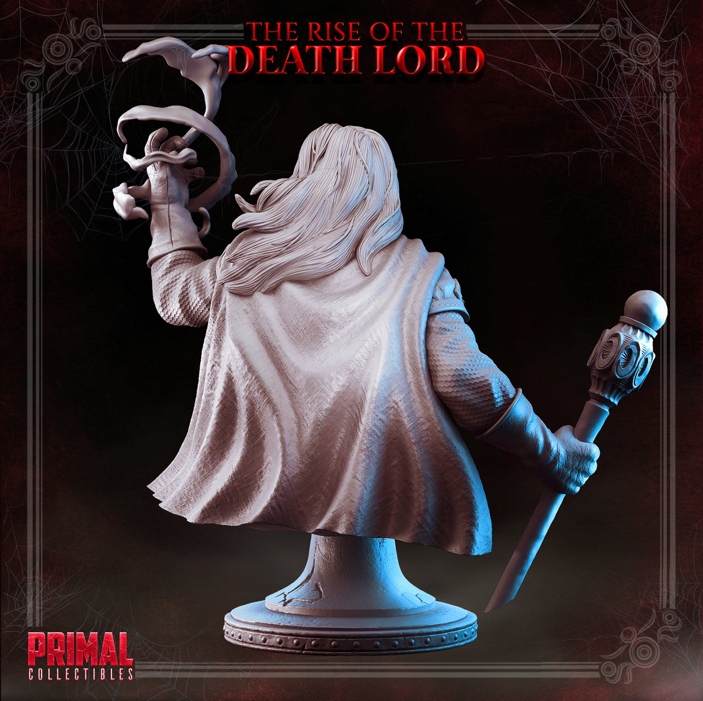 Wizard - Gaspar - Bust - March 2023 - THE RISE OF THE DEATH LORD - MASTERS OF DUNGEONS QUEST - Primal Collectibles