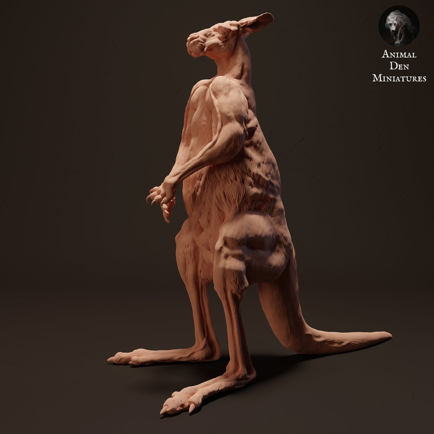 Red Kangaroo Jack - Animal Den Miniatures