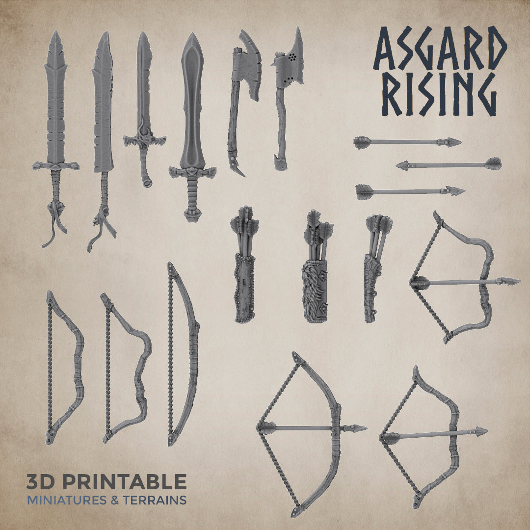 Weapons Set 4 - Asgard Rising