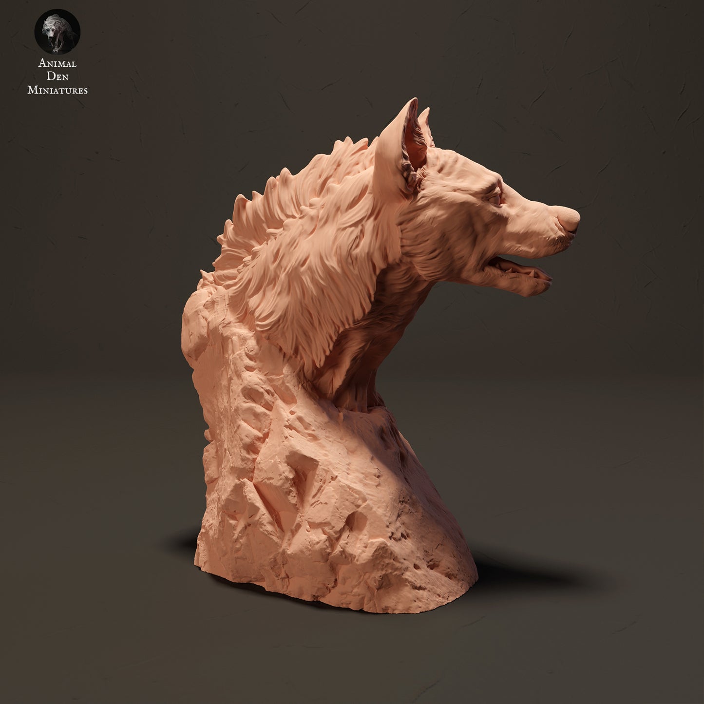 Büste einer Tüpfelhyäne - Animal Den Miniatures