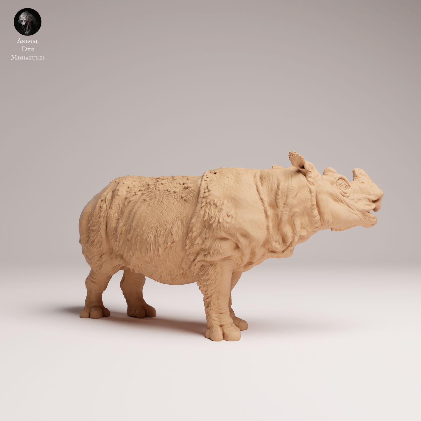 Sumatran Rhino Male - Animal Den Miniatures