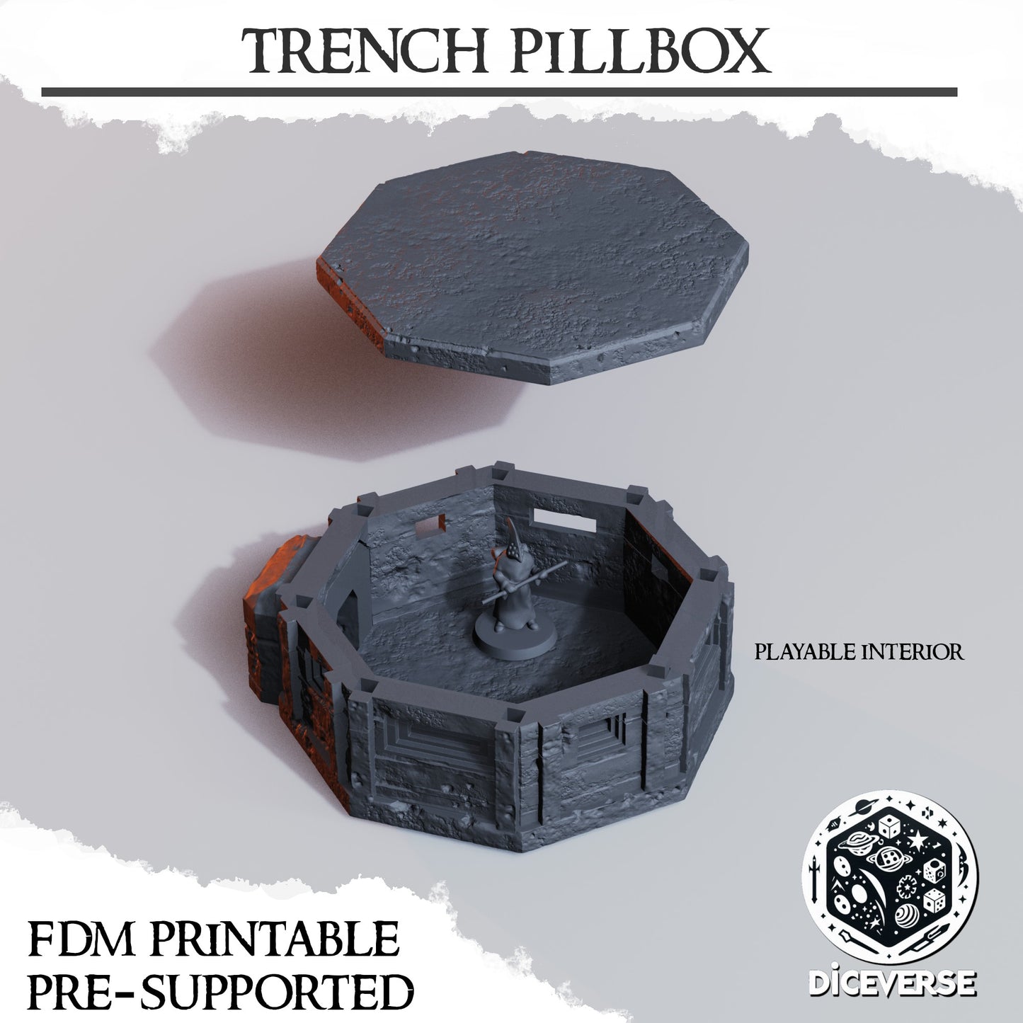 Trench Terrain: Pillbox - Diceverse