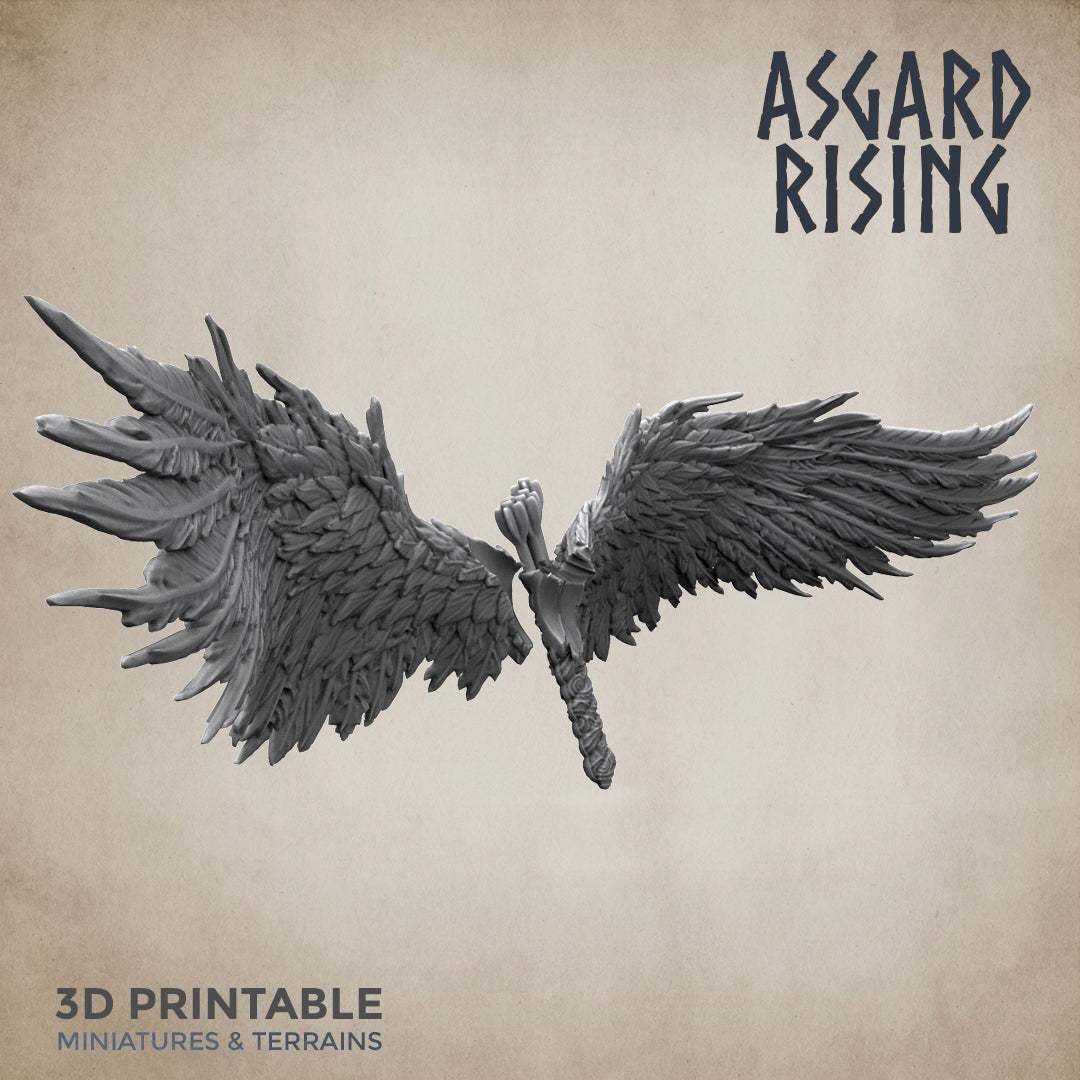 Set of Valkyries Wings (3 pairs) - Asgard Rising