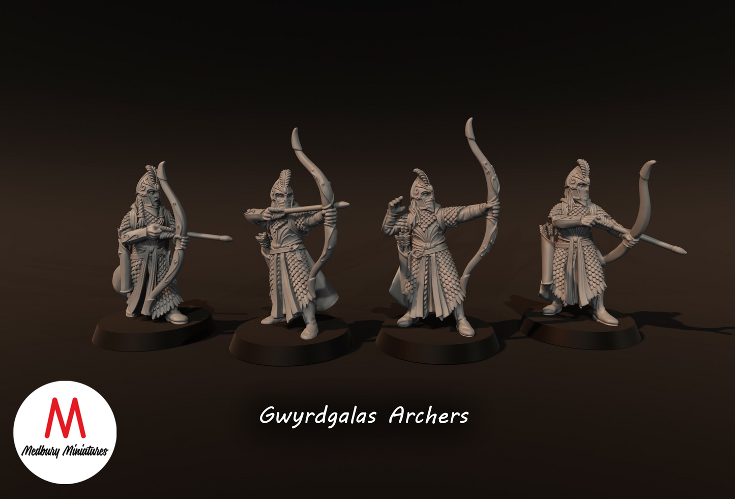 Gwyrdgalas Elves with Bows - Medbury Miniatures