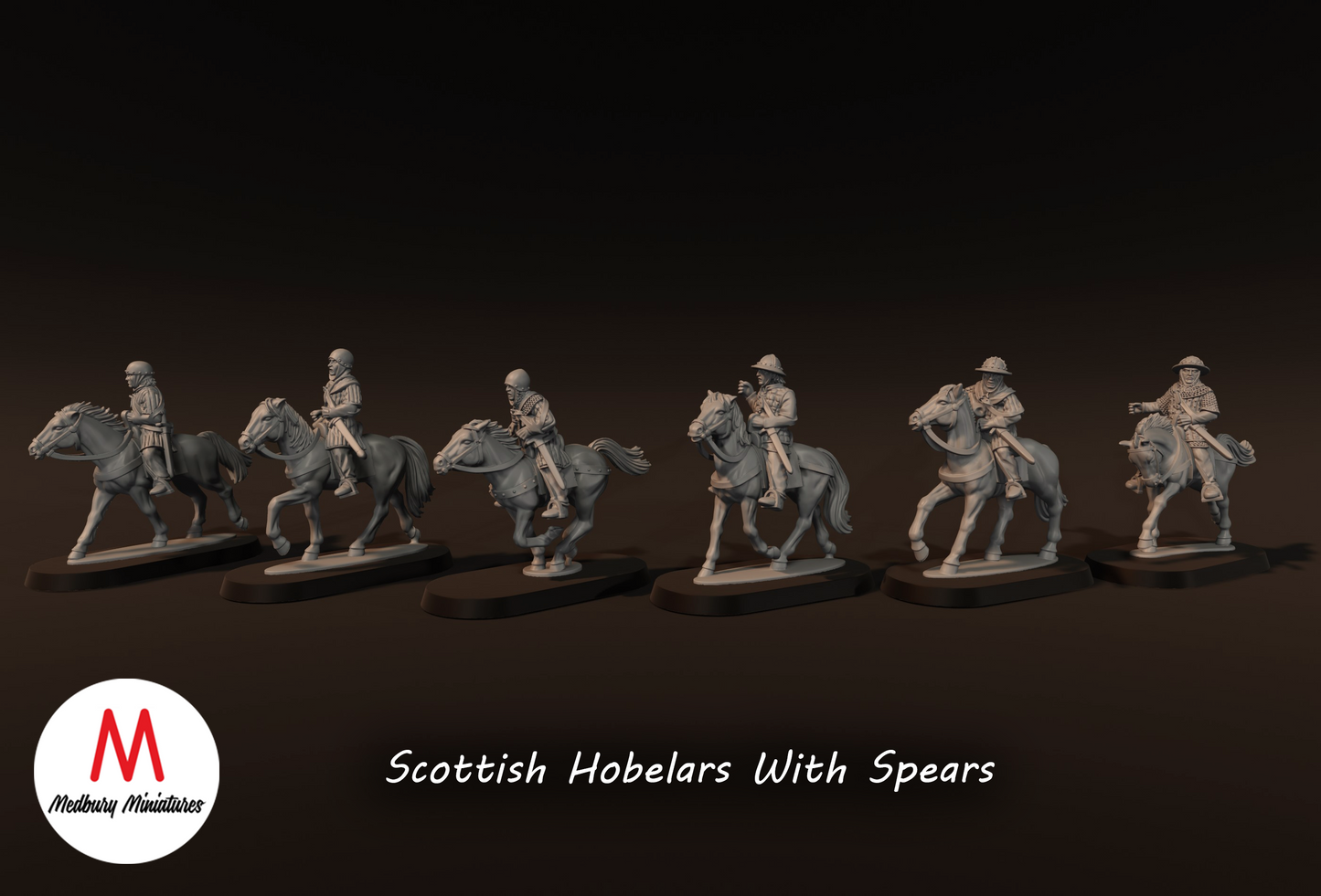 Scottish Hobelars with Spears - Medbury Miniatures