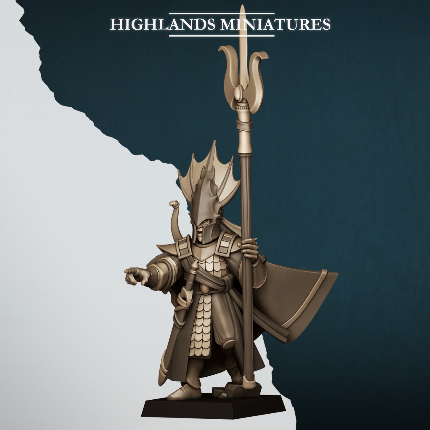 Aegean Elf Lord of the Sea - Highlands Miniatures