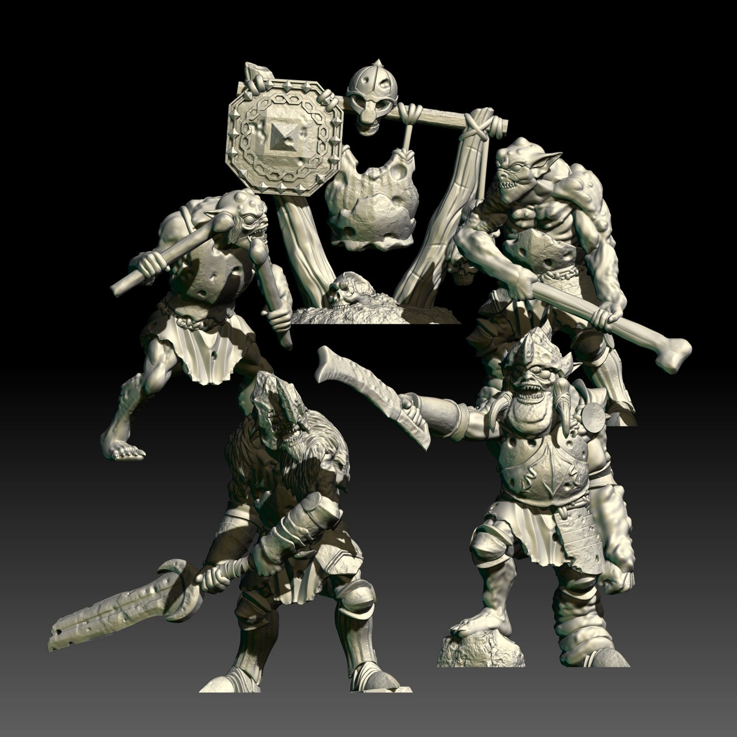 Troglodyte Command and Drums - KzK Minis