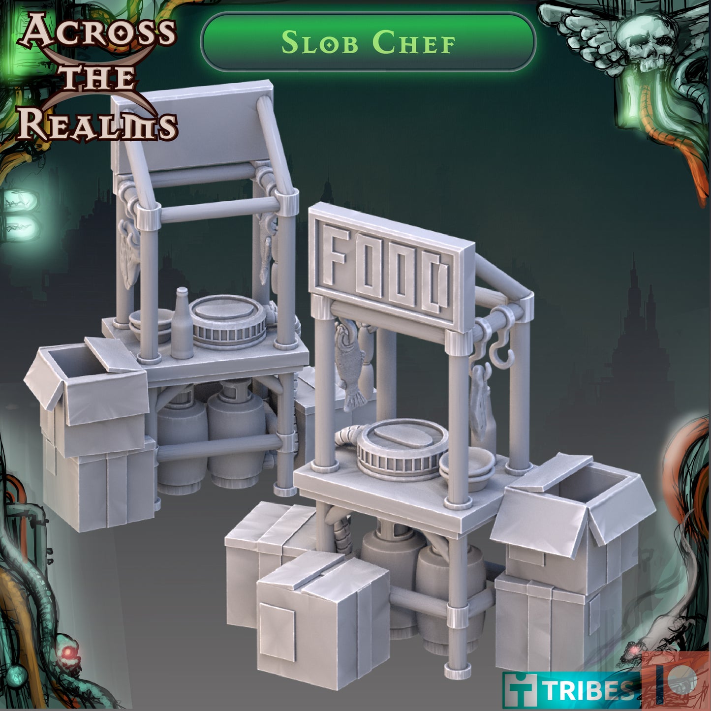 2x Slob Chef and Food Stall - Across the Realms
