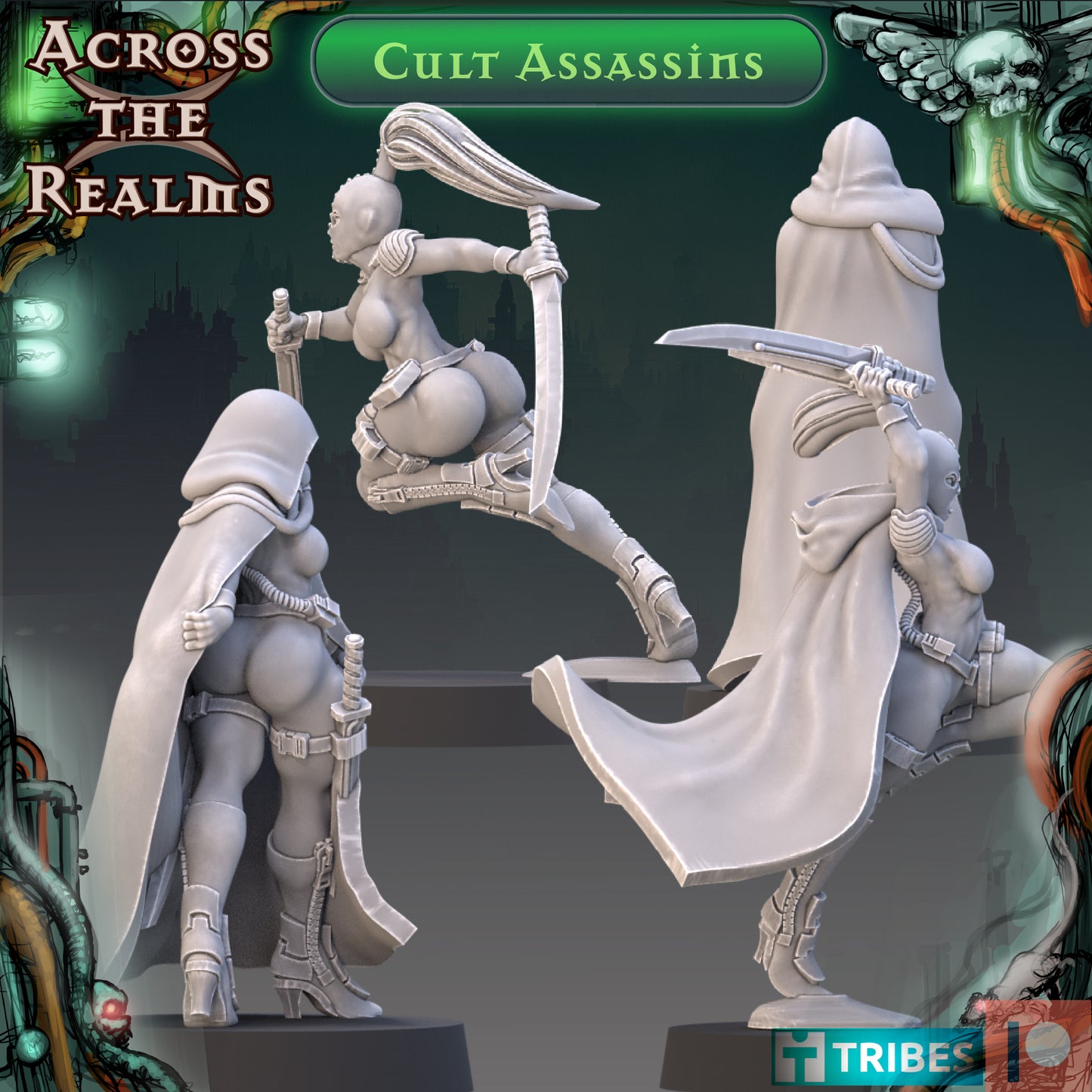 4x Cult Assassins - Across the Realms