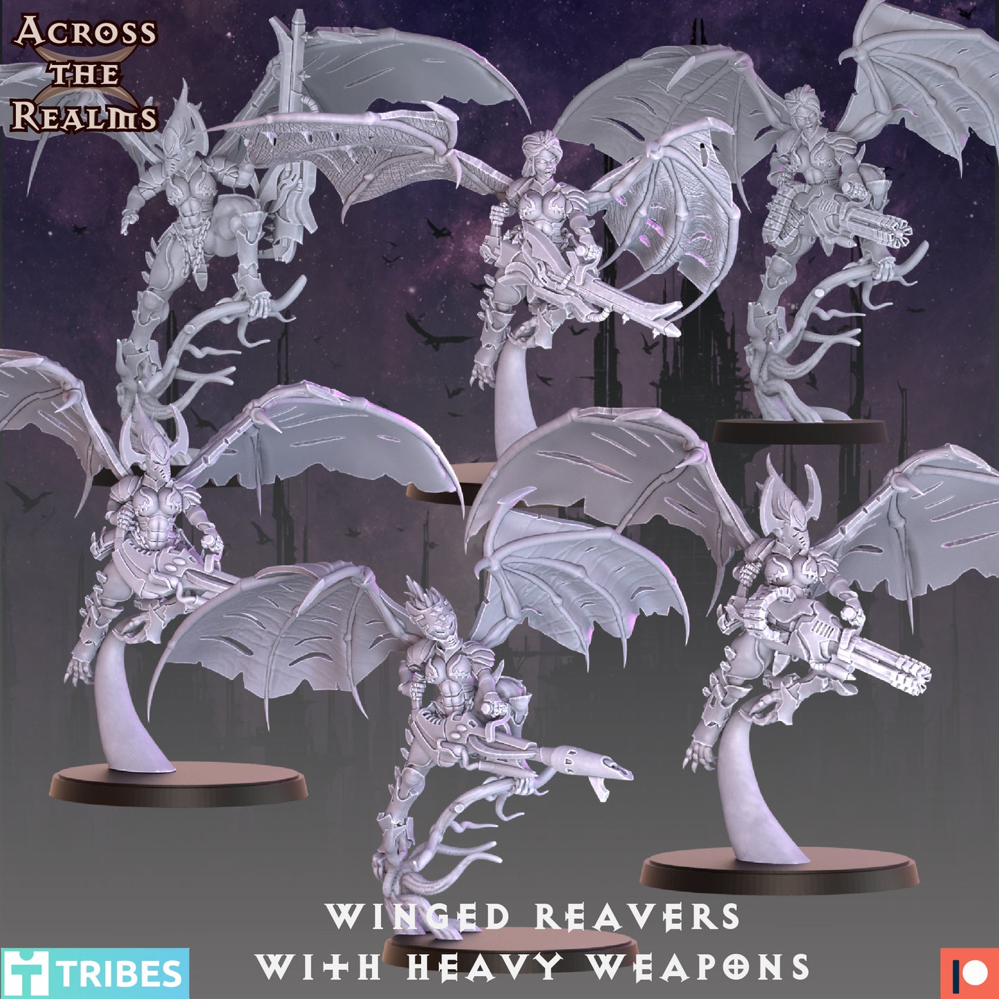 Winged Reavers with Heavy Weapons - Across the Realms