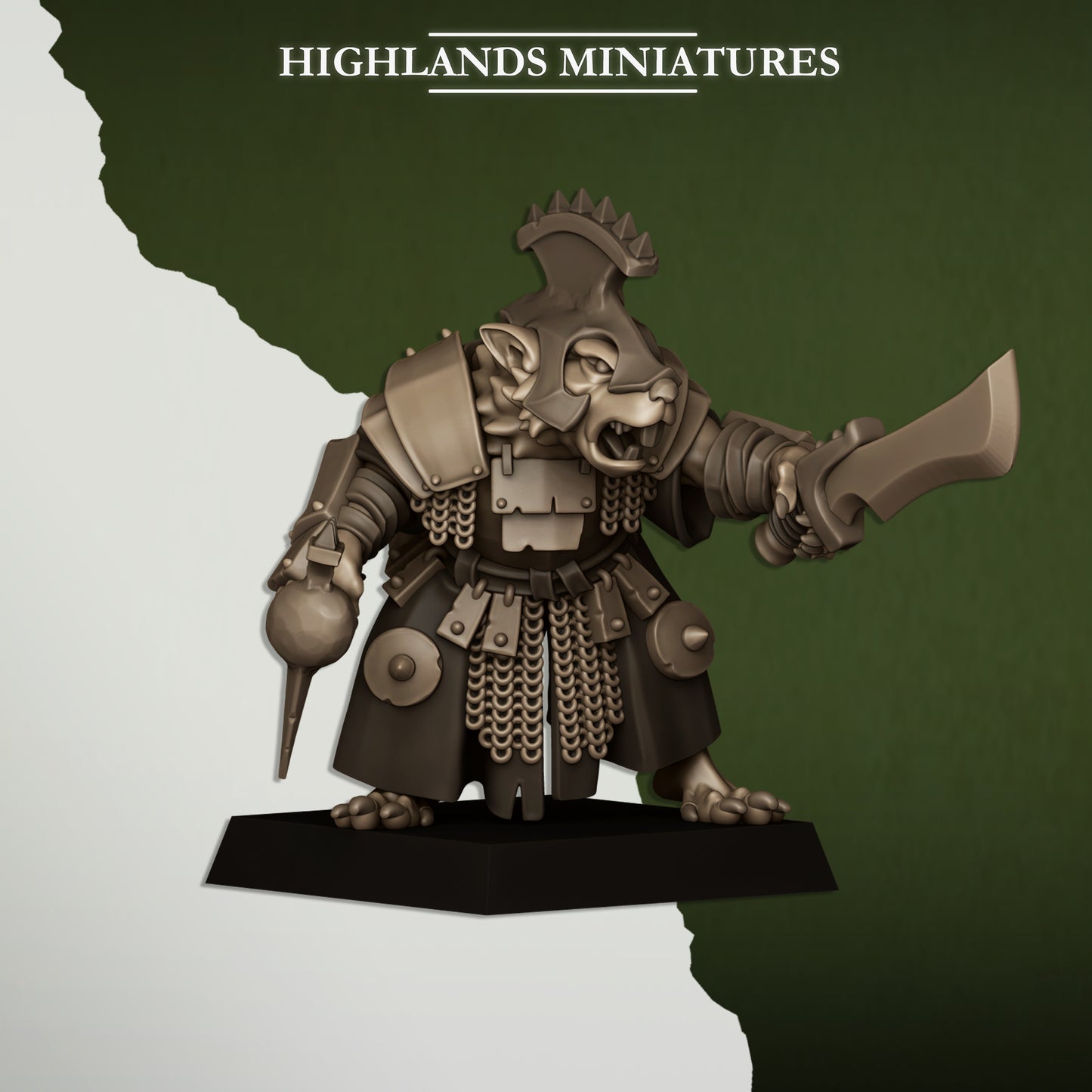 Sewer Vermin Lord - Sewer Vermin - Highlands Miniatures