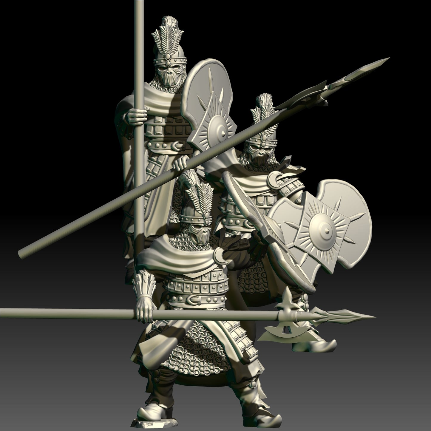Spear Guard - Warriors of the East - KzK Minis
