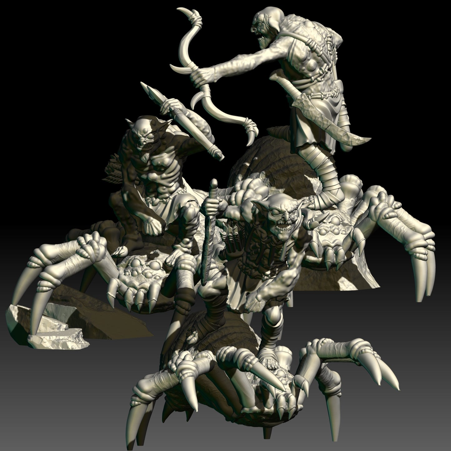 Troglodyte Spider Riders - KzK Minis