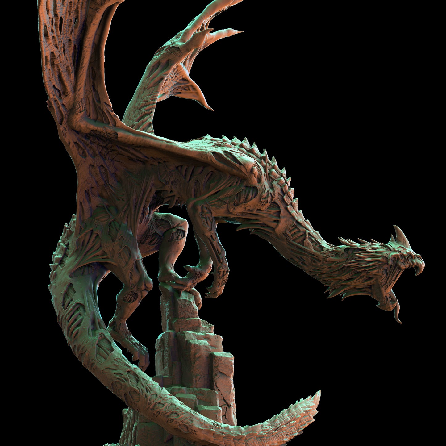 Undead Blue Dragon - Blue Giant Studios (World of Dragons 4)