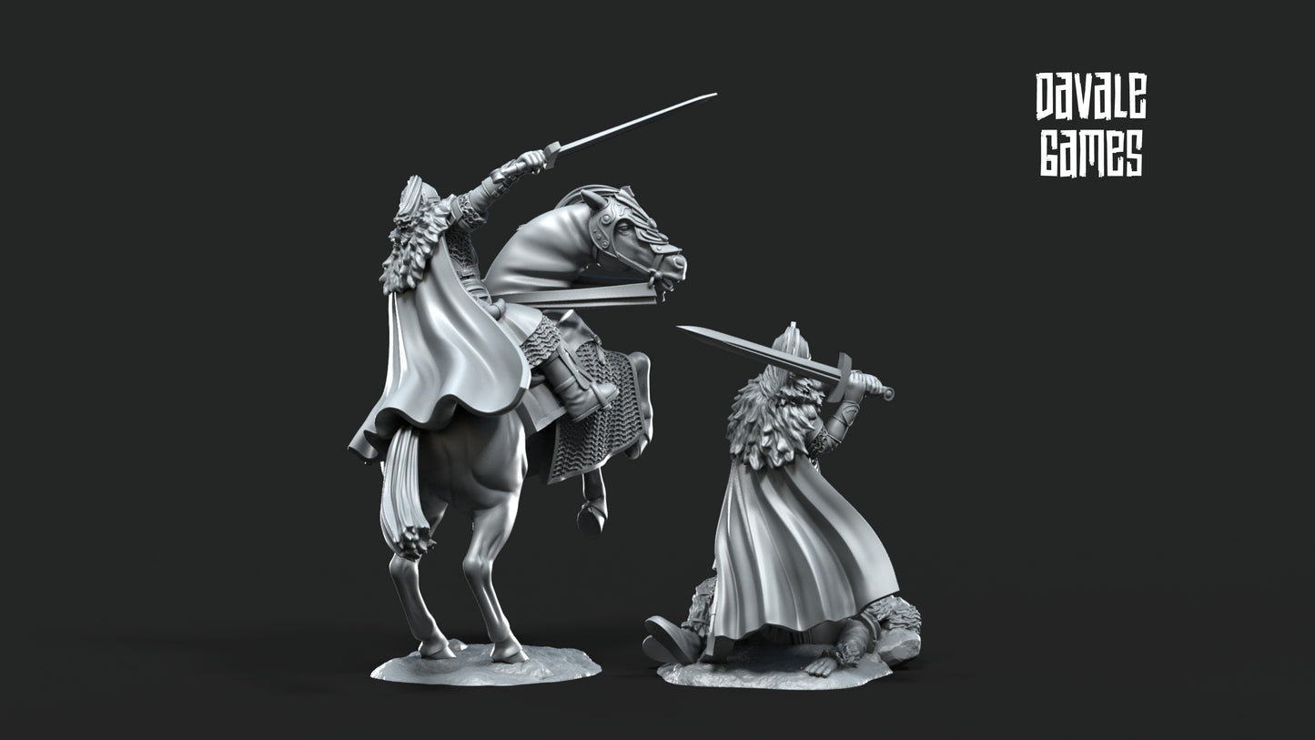 Hammer Lord on Foot and Mounted - West Humans - Davale Games