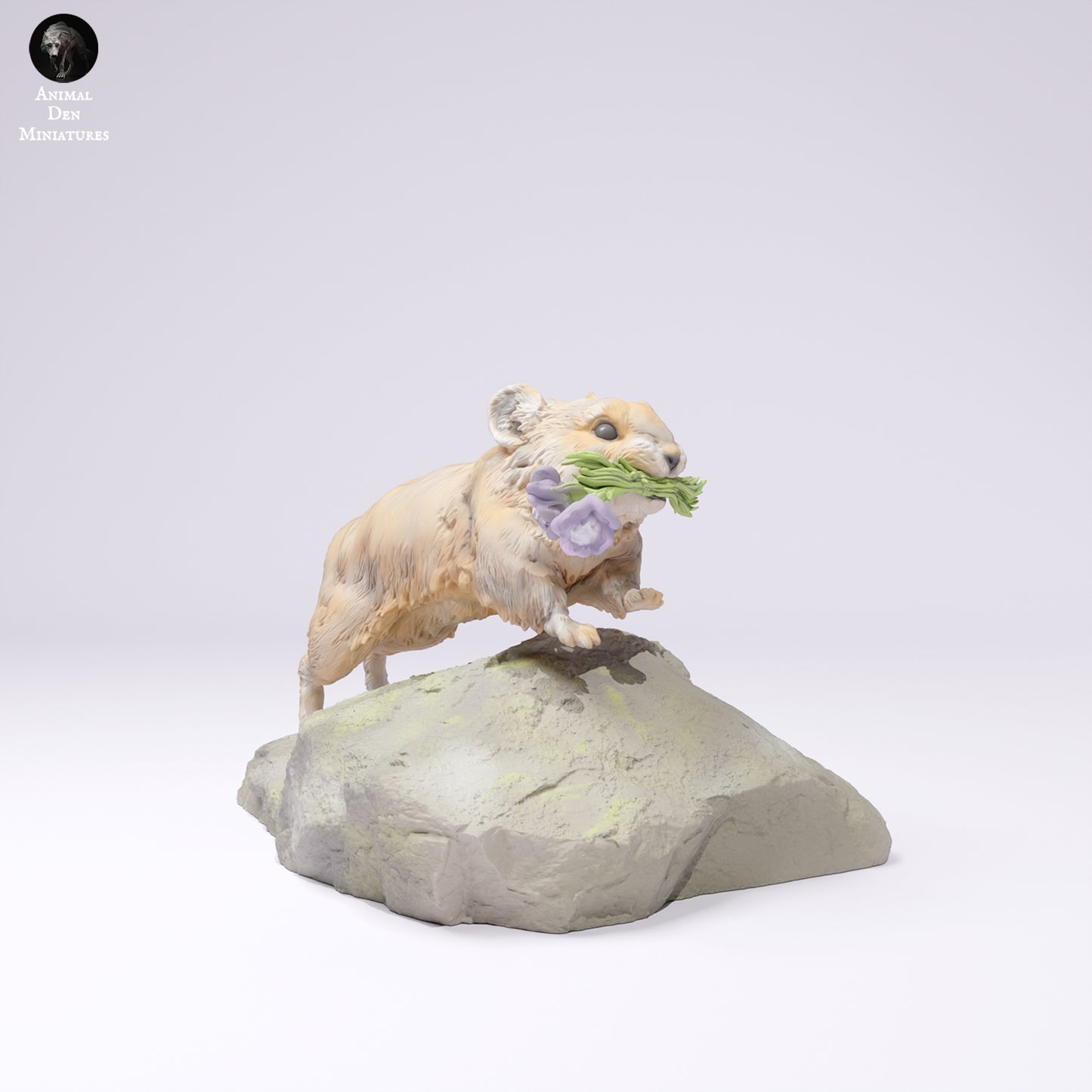 American Pika Running - Animal Den Miniatures