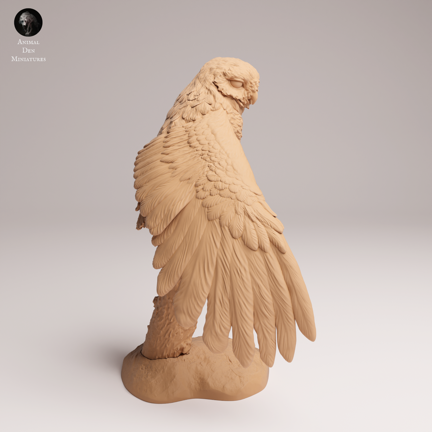 Burrowing Owl Stretch - Animal Den Miniatures