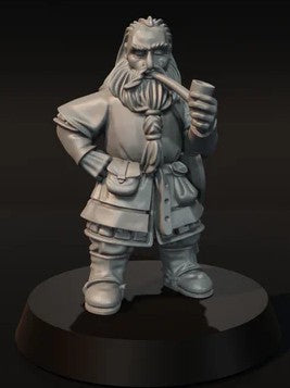 Dwarf Smoking Pipe -Medbury Miniatures PROMO