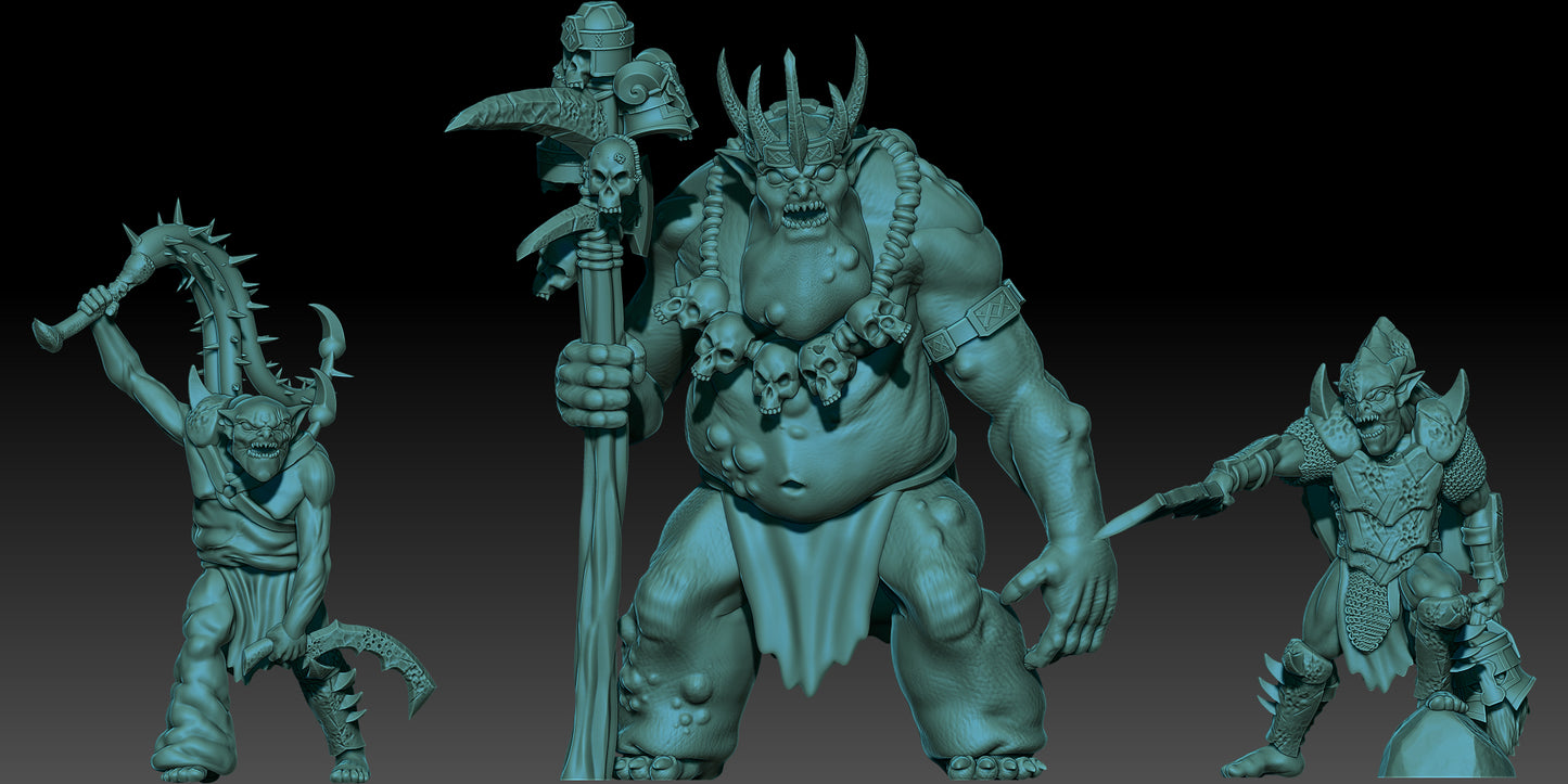 Goblin-Helden x3 - KzK Minis