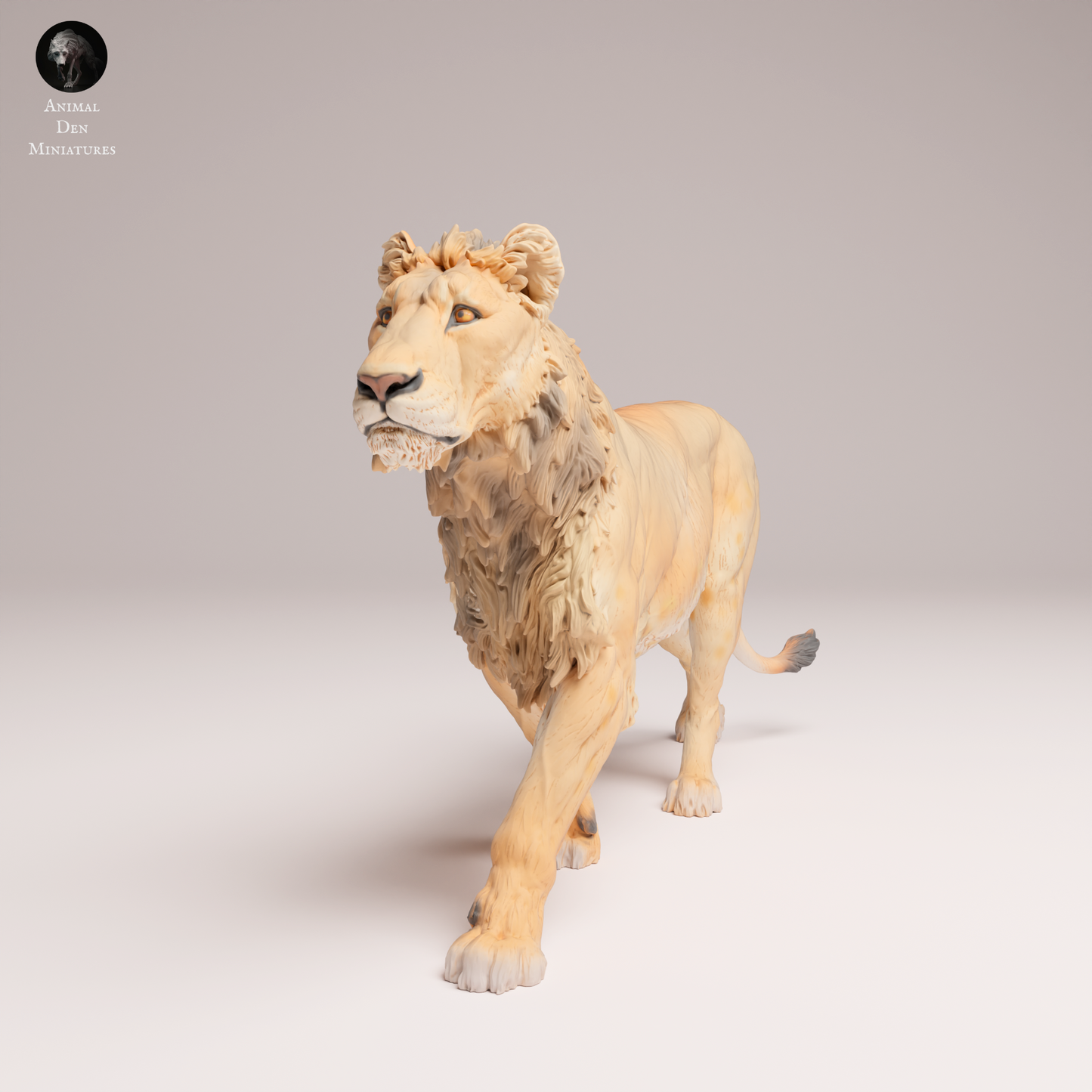 Lion Subadult 1 - Animal Den Miniatures