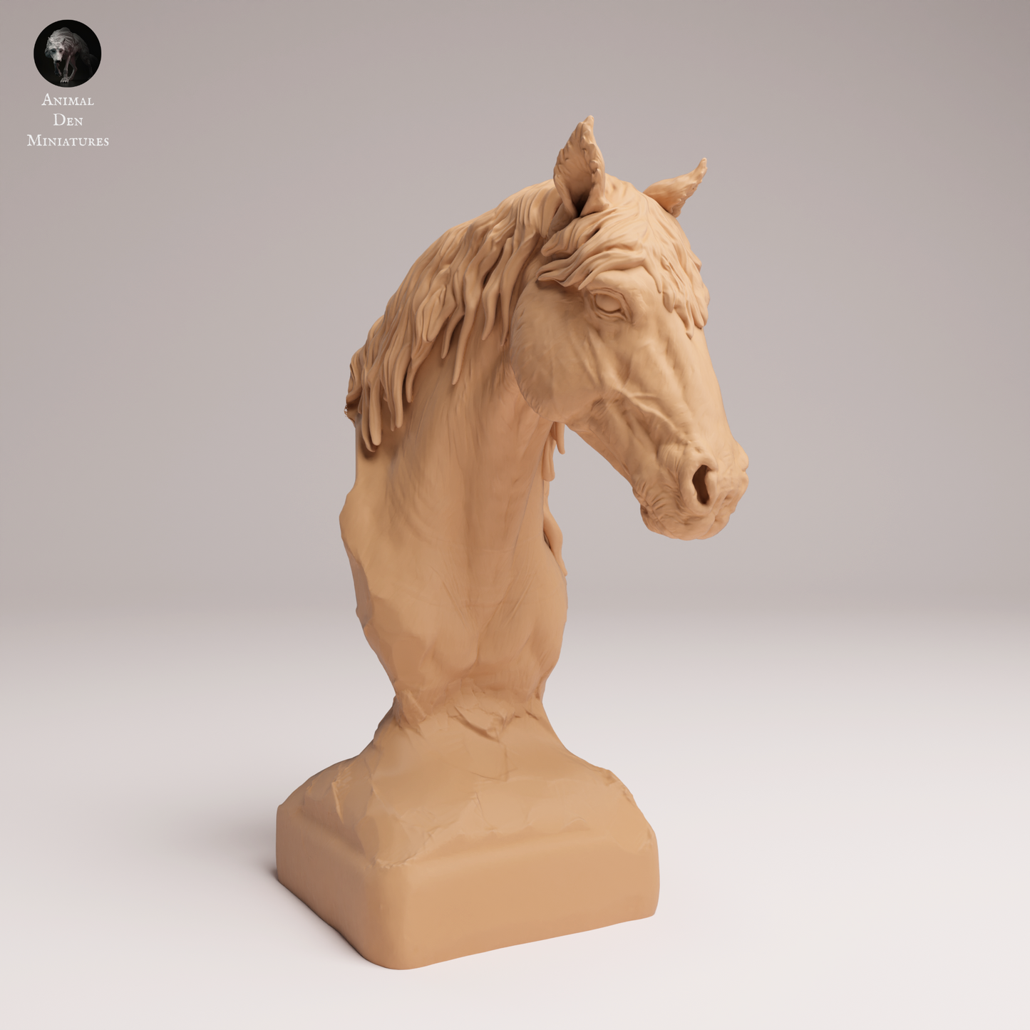 Mustang Bust - Animal Den Miniatures