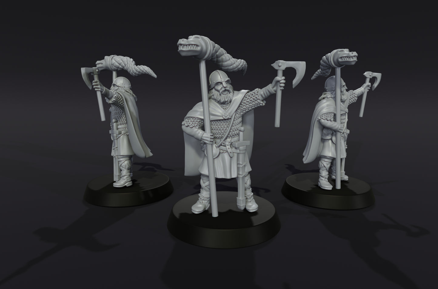 Porte-étendard saxon - Medbury Miniatures