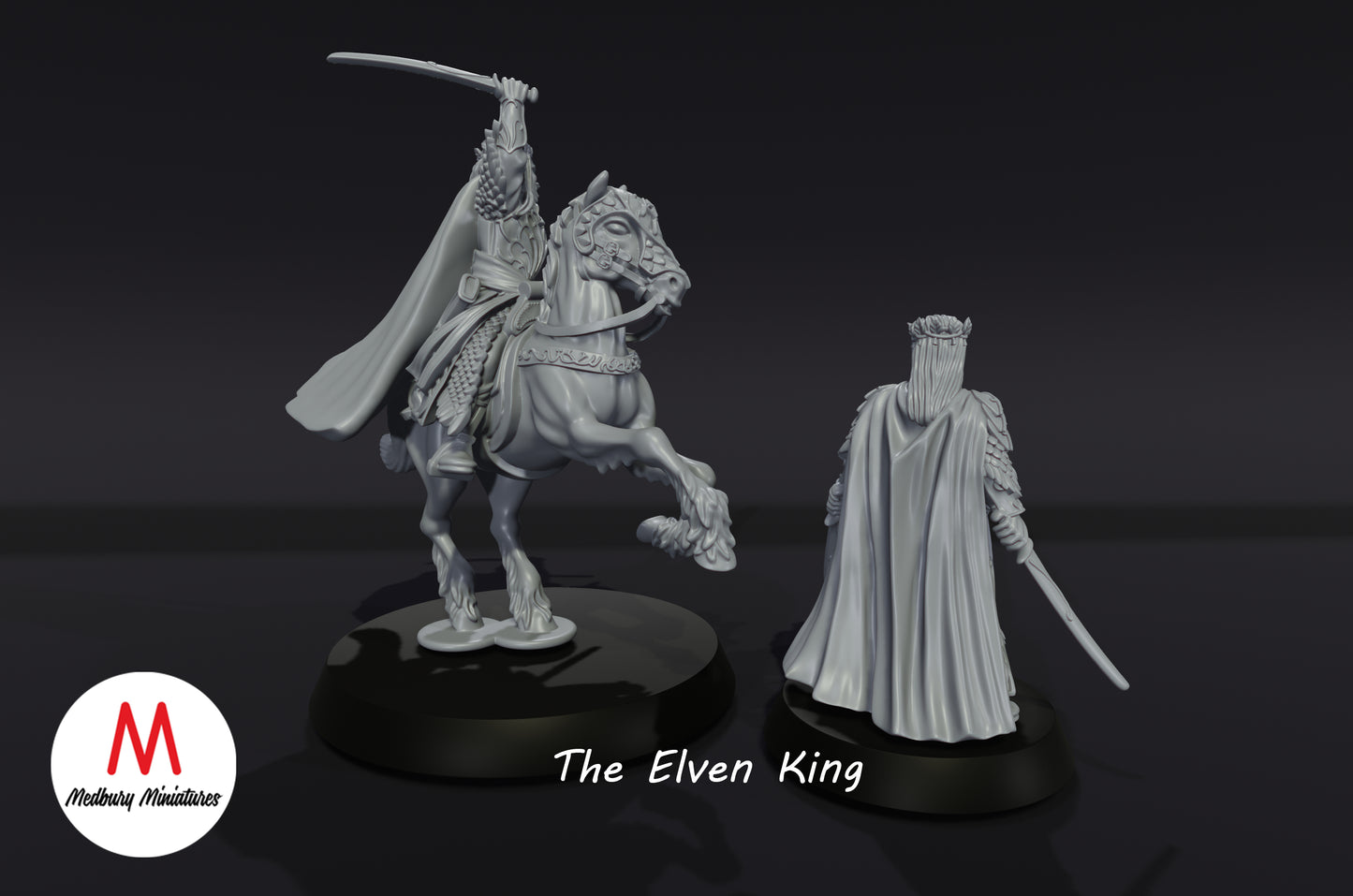 The Elven King of Gwyrdgalas - Medbury Miniatures