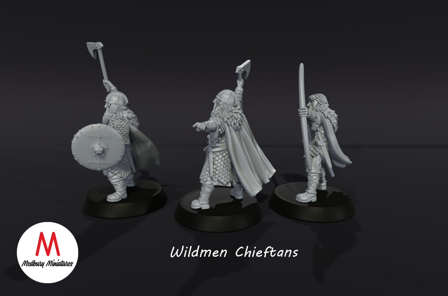 Chefs des hommes sauvages - Medbury Miniatures